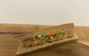 Gebraden gehaktbal met mosterd